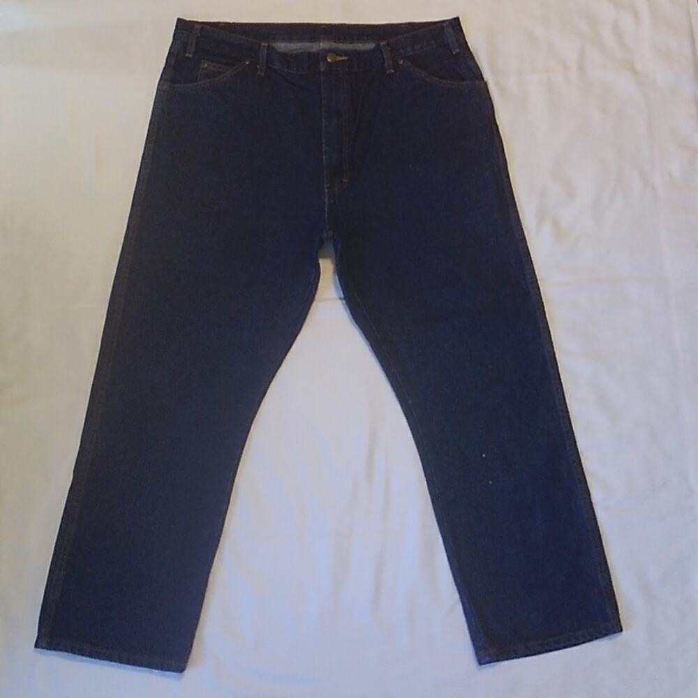 Dickies Straight Cotton Denim Blue Jeans 42X30